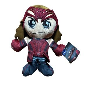 NWT Bleacher Creatures Marvel's WandaVision Scarlet Witch Kuricha Plushie 9”
